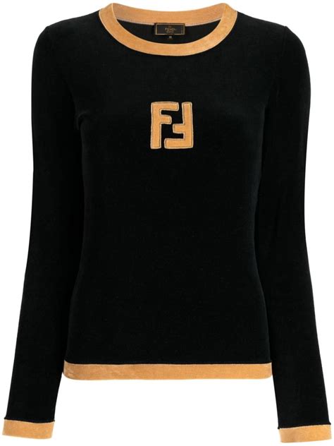 felpa fendi vintge|farfetch vintage fendi.